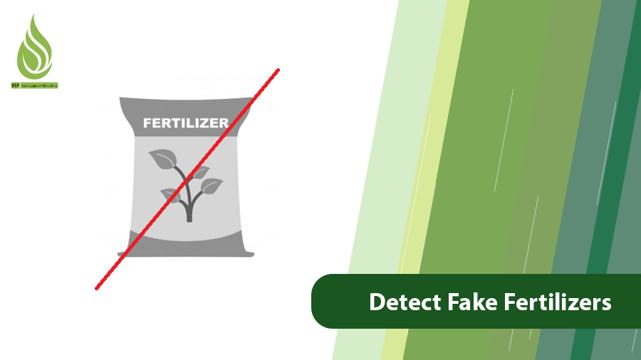 Detect Fake fertilizers