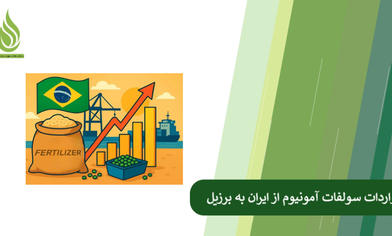 تصویر صفر تا صد واردات سولفات آمونیوم از ایران به برزیل